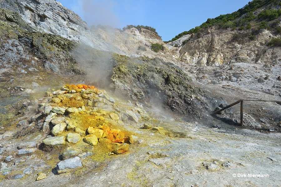 Bocca Grande at Solfatara volcanic crater