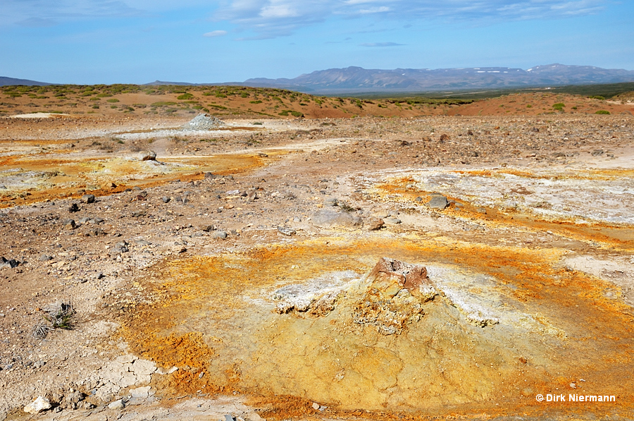 Mud Pot Bæjarfjall Þeistareykir Iceland