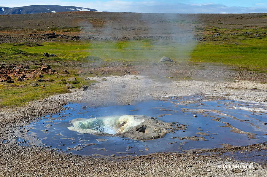 Eyvindarhver Hot Spring Geyser Hveravellir Iceland