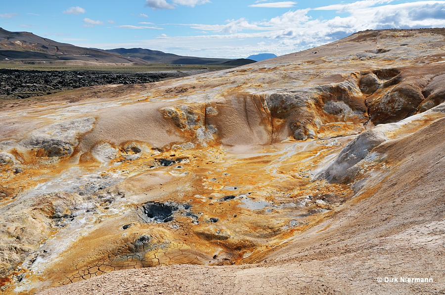 Sulfur Hot Springs Mud Pot Leirhnjúkur Iceland