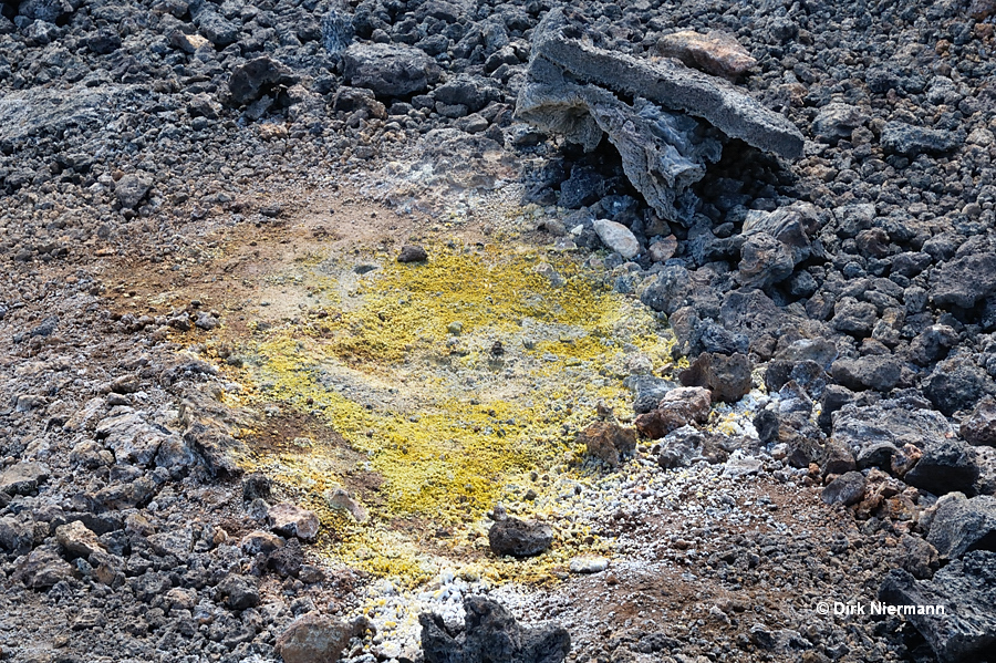Fumarole at Leirhnjúkur volcano Iceland