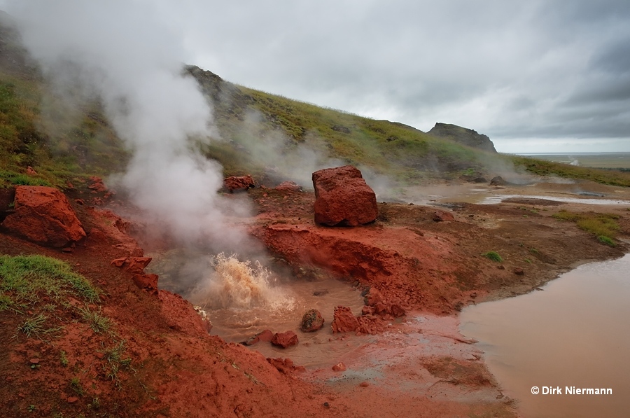 Hot Lava Spring Gufudalur Hveragerði Iceland