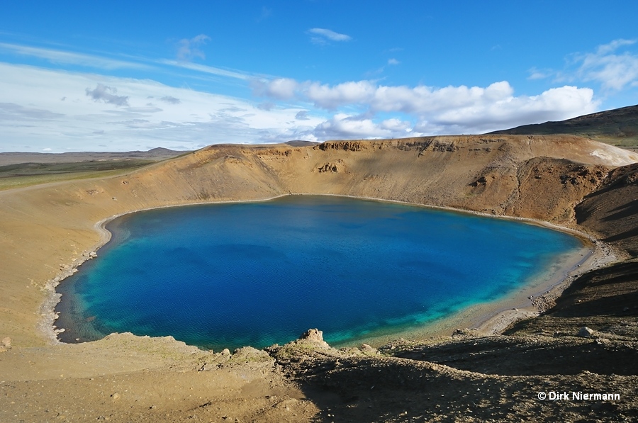 Stóra Víti Crater Volcano Iceland