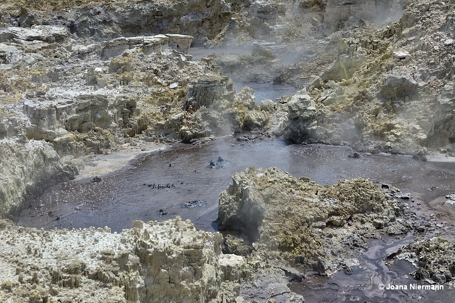 Boiling mud inside The Infants