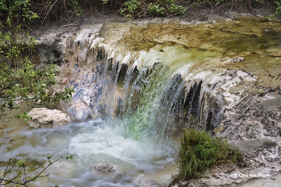 Hot Water Creek cascade