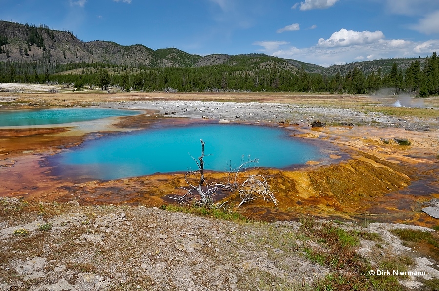 Black Opal Pool Biscuit Basin Yellowstone