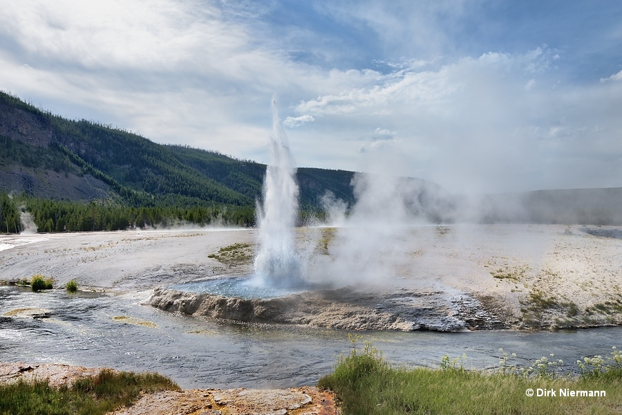 Cliff Geyser Yellowstone