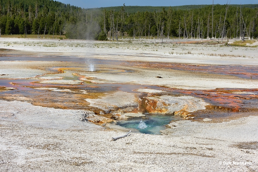 Handkerchief Geyser Yellowstone
