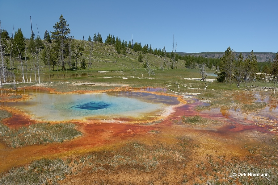 Square Spring, Chain Lakes Group, Yellowstone
