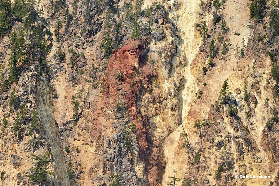 Old hot spring cone near Artist Point