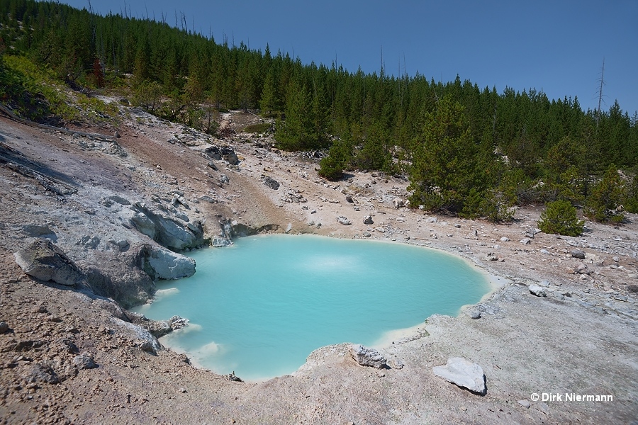 Geyser Springs Opalescent Pool Yellowstone