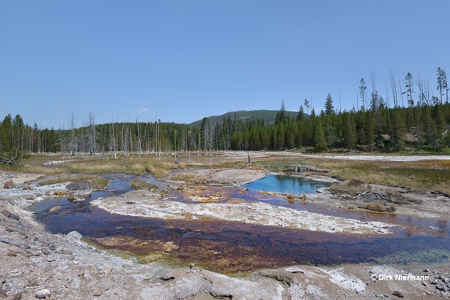 Geyser Springs Pool Yellowstone