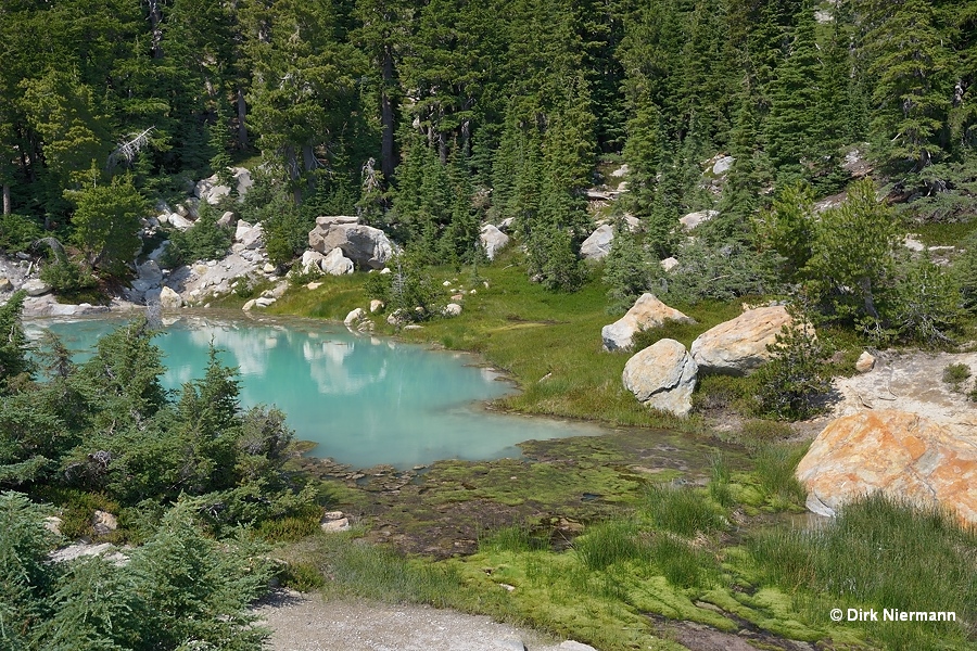 Opalescent Pool, Bumpass Hell, Lassen Volcanic