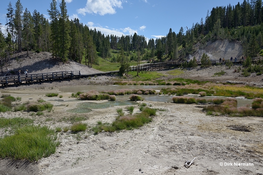 Hayden valley outlet trail