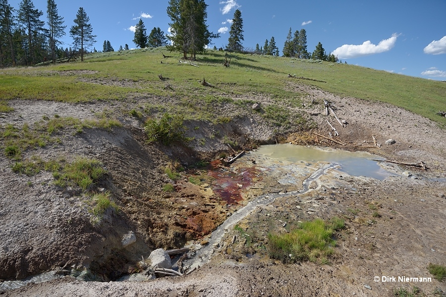 Sizzling Basin Yellowstone