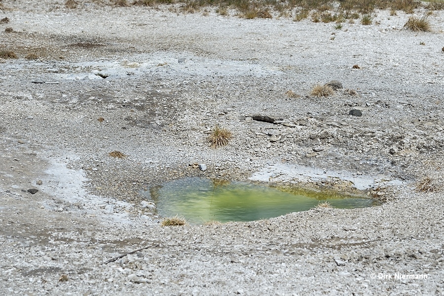 Glacial Melt Geyser Yellowstone