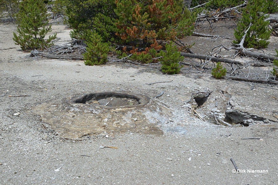 Yellow Crown Crater and spring NPBNN021 Yellowstone
