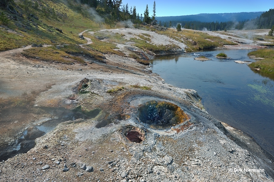 Black Sulphur Spring Shoshone Basin Yellowstone