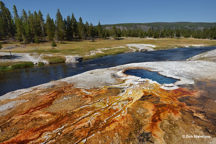 South Scalloped Spring Yellowstone